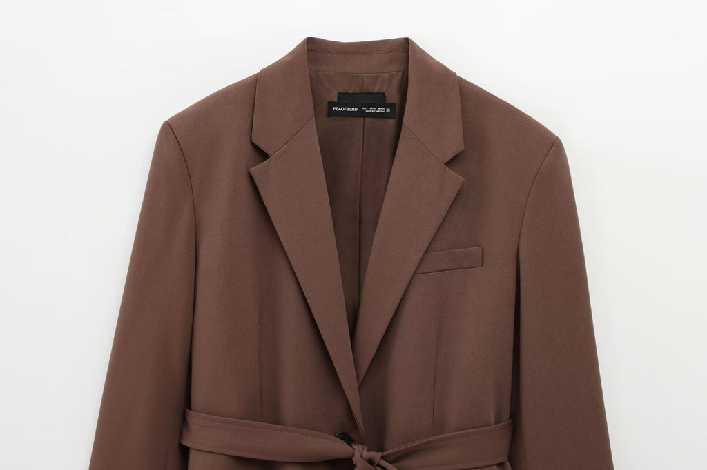 Traje casual cinturón