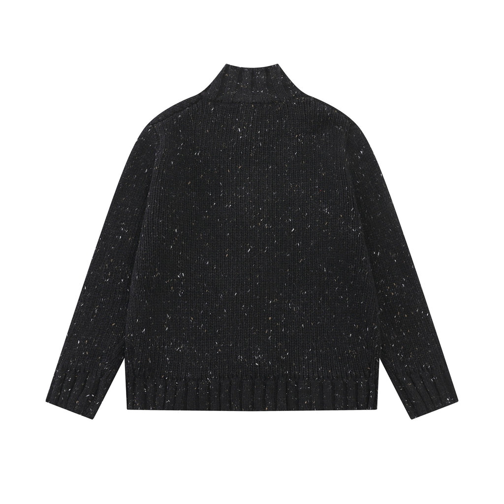 CHAQUETA PUNTO MOTEADO HEBILLAS
