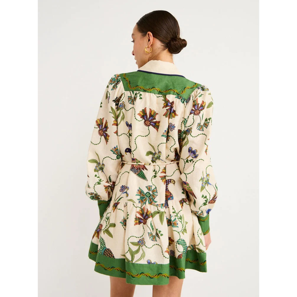 Vestido mini floral
