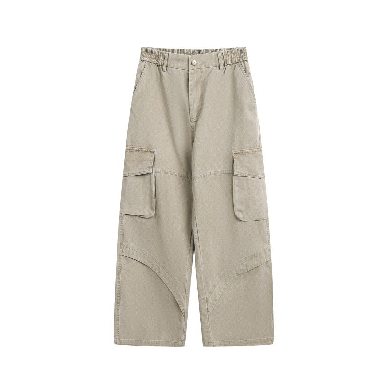 Pantalón multi-bolsillos patchwork