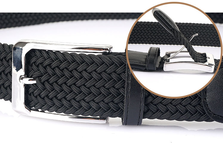 Cinturón trenzado canvas