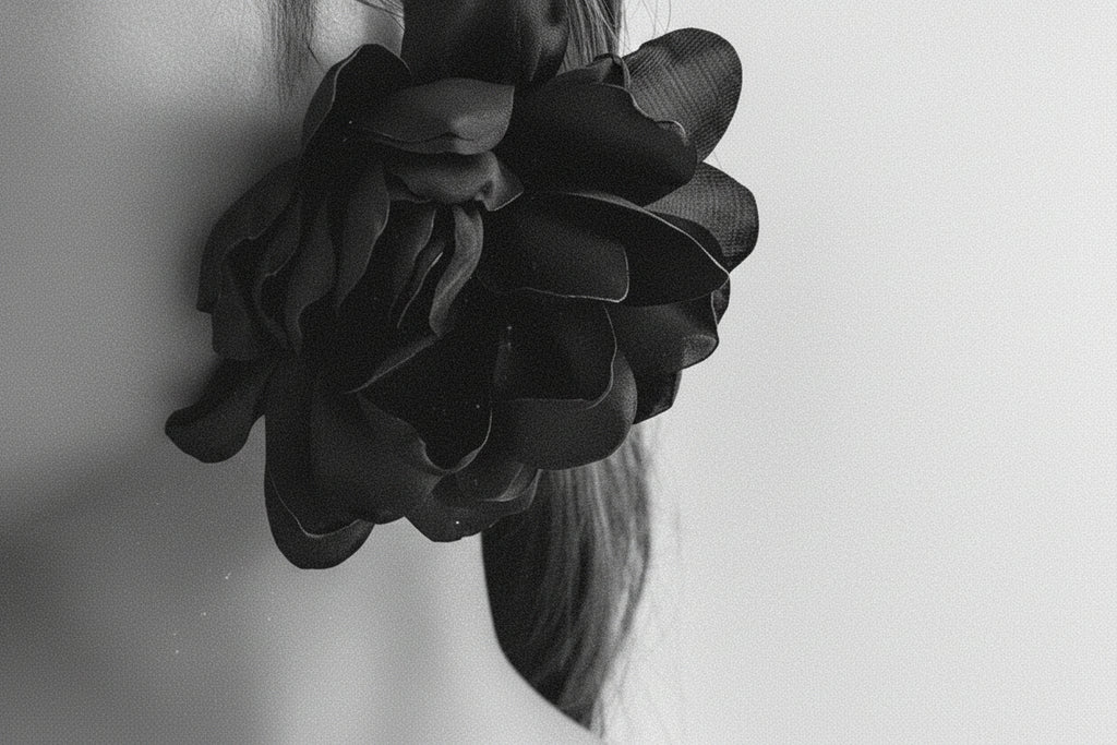 Pendiente maxi flor