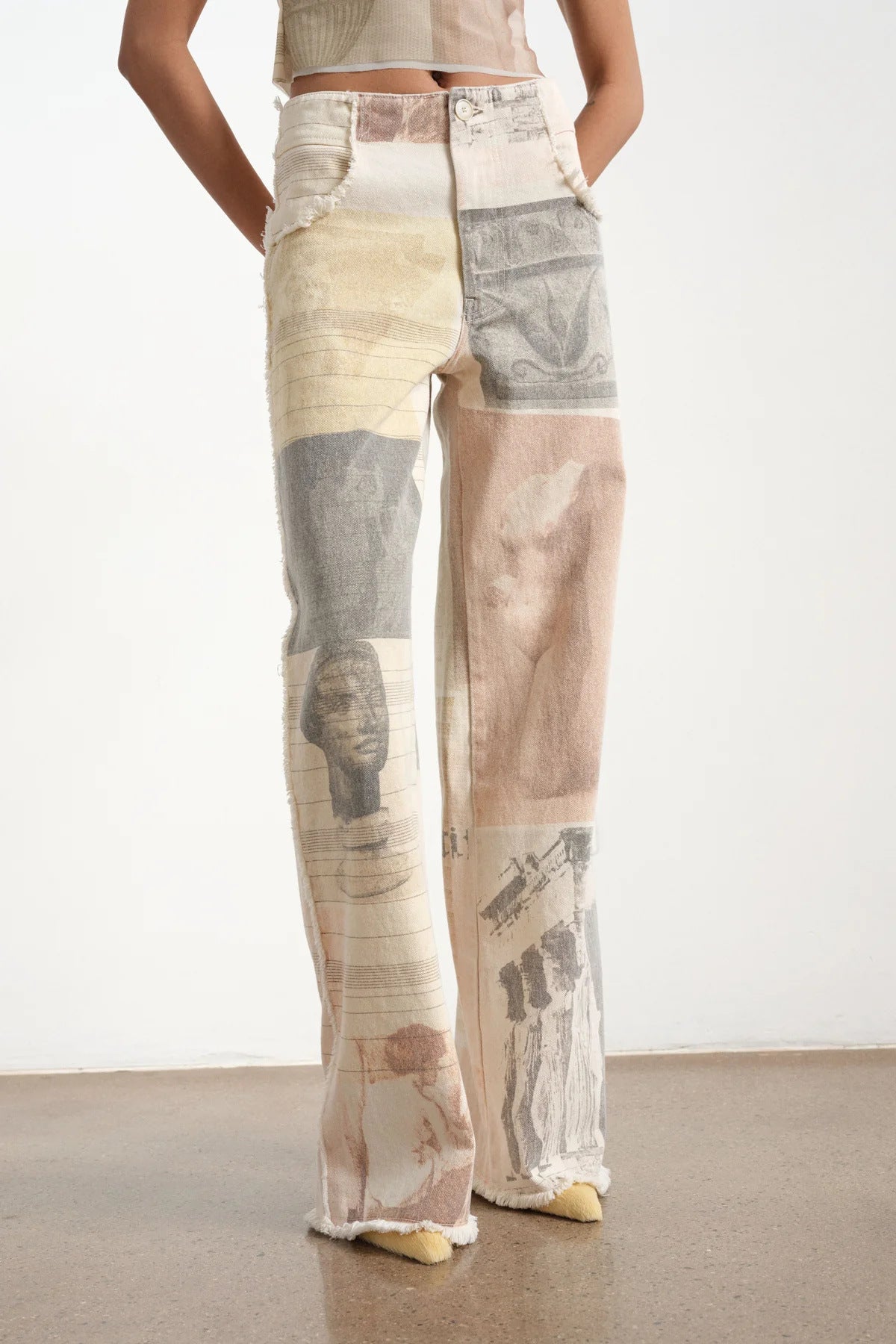 Pantalón patchwork