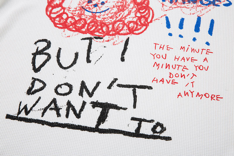 Camiseta waffle stitch