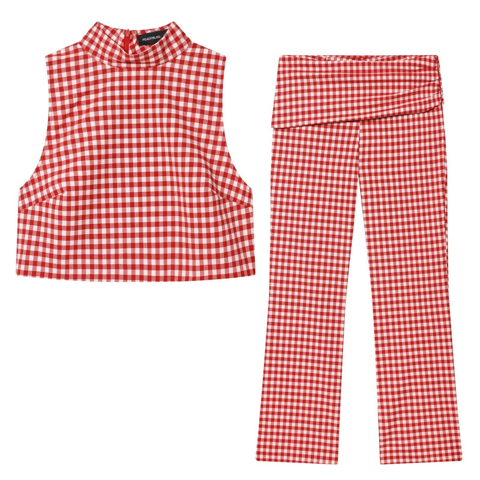 Conjunto vichy top/pantalón