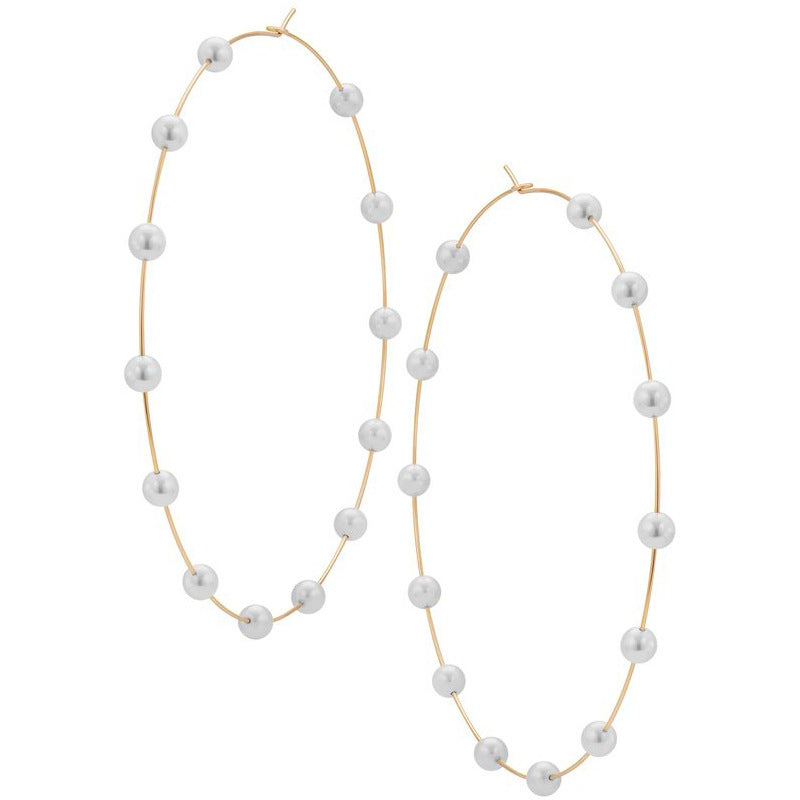 Pendiente XL perla