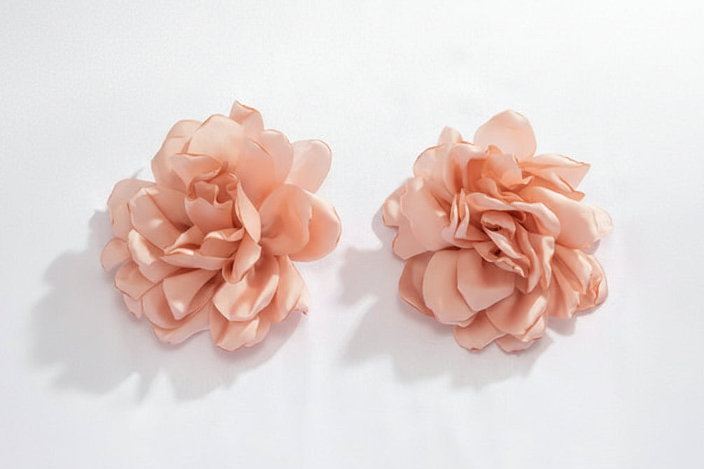 Pendiente maxi flor