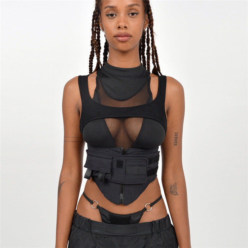 Top corset malla
