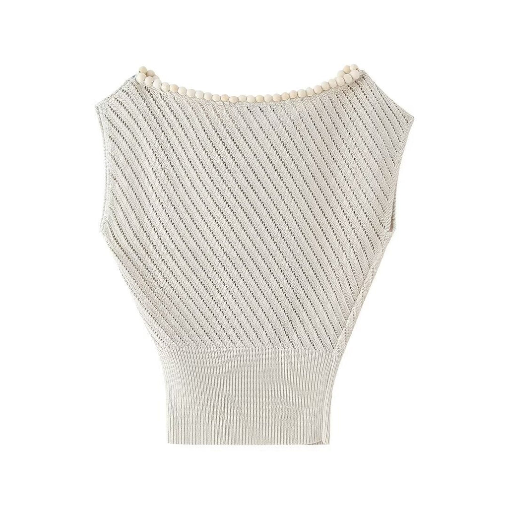 Top punto jacquard