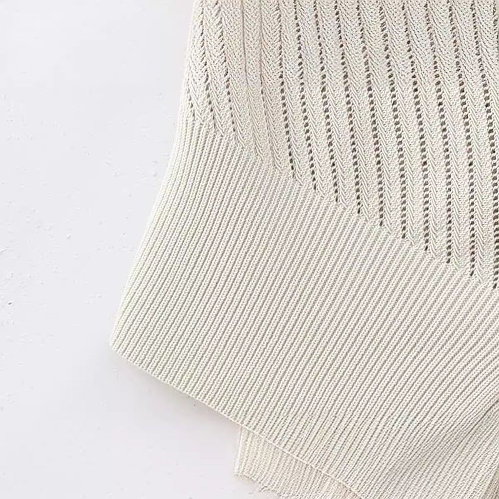 Top punto jacquard
