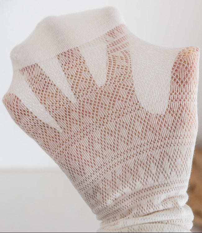 Calcetines calados ondulado