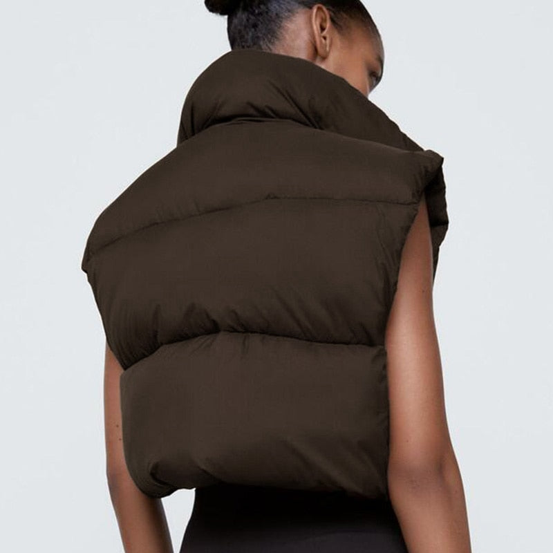 Chaleco cuello alto