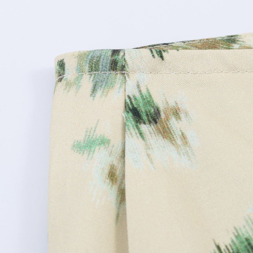 Falda midi flecos