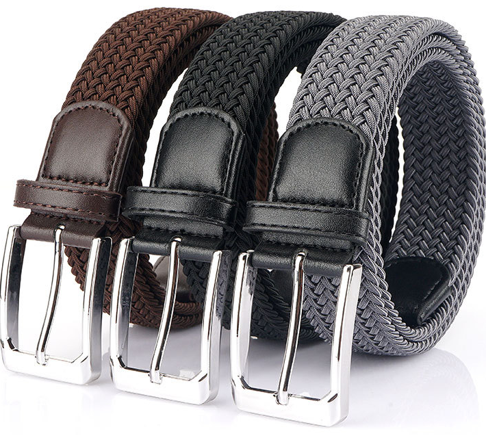 Cinturón trenzado canvas