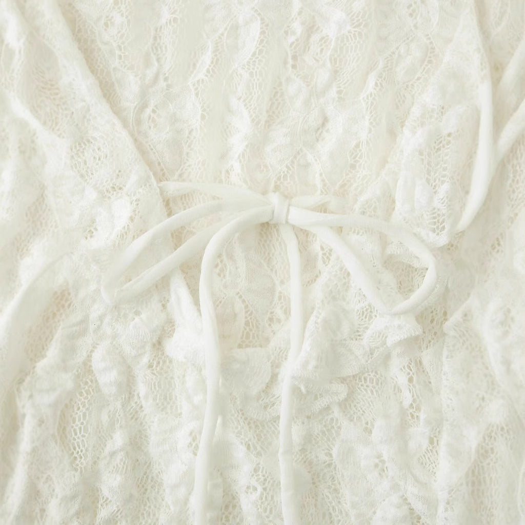 Camiseta encaje volantes