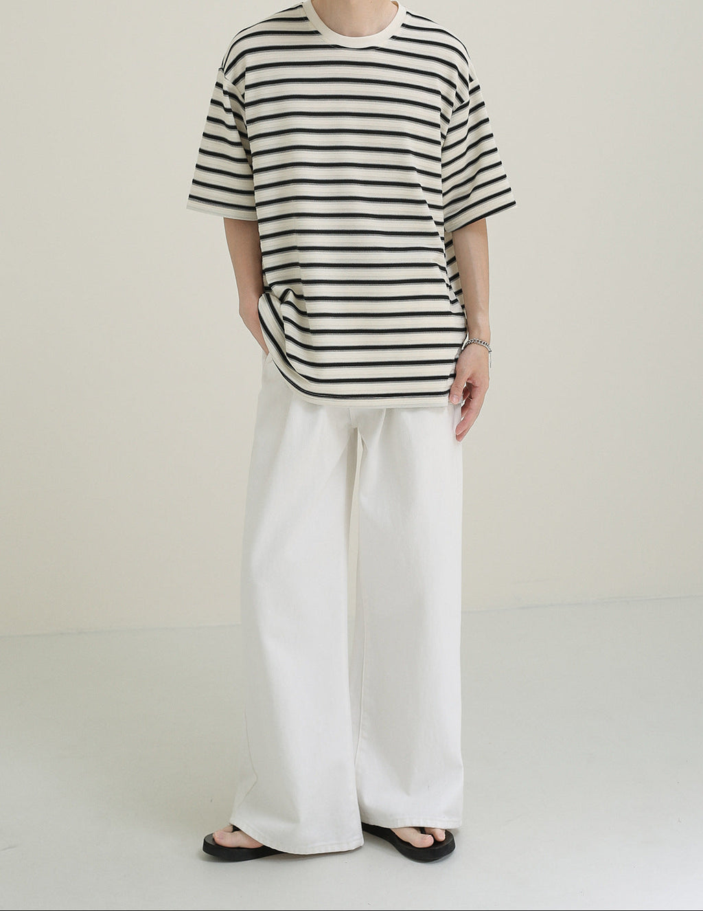 Camiseta oversize rayas