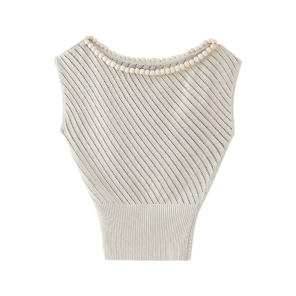 Top punto jacquard