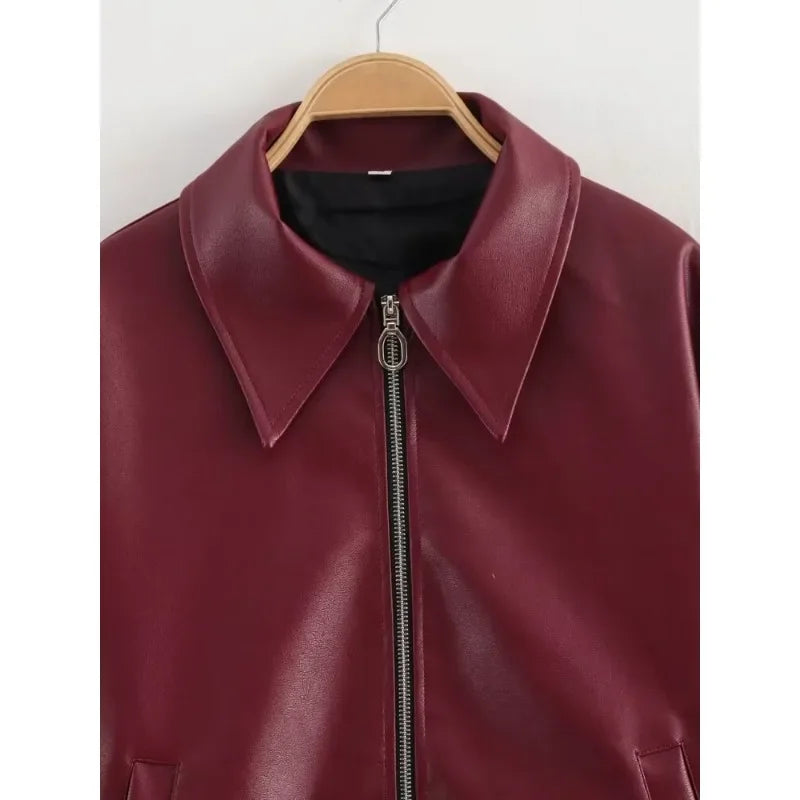 Cazadora cuero vintage