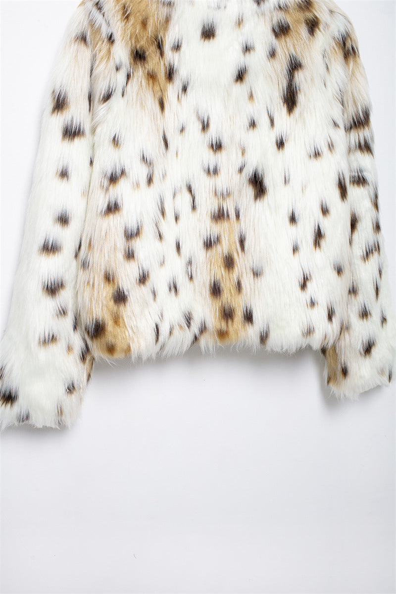 Abrigo animal print