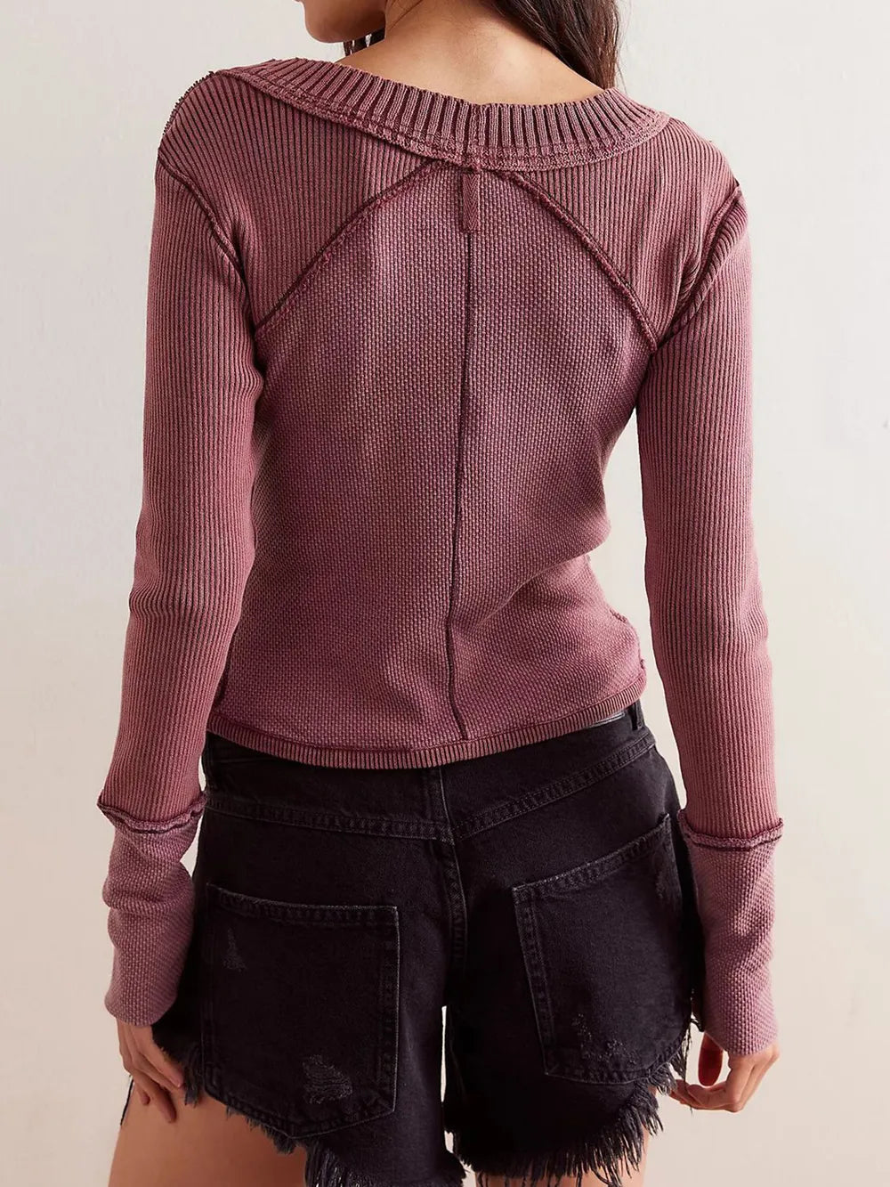 Camiseta punto botones