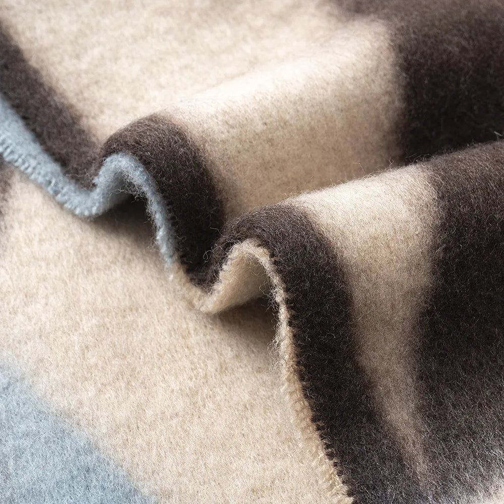 BUFANDA JACQUARD GEOMÉTRICA