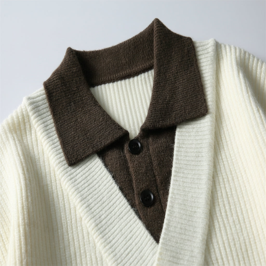 Jersey jacquard combinado