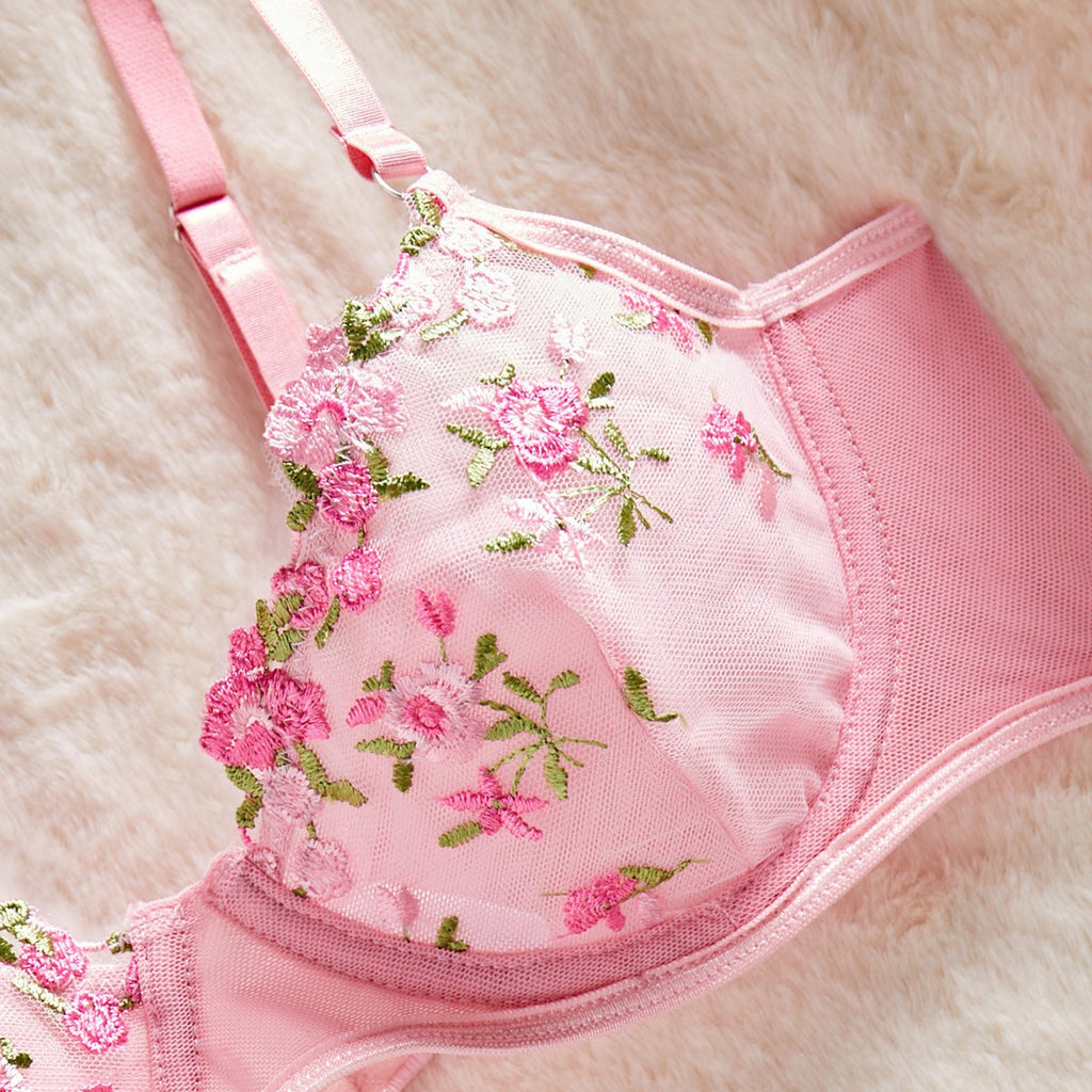 Set lencería floral