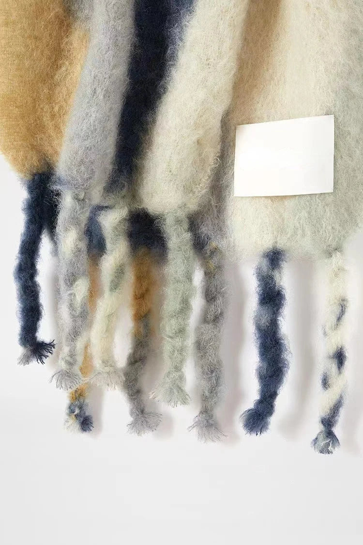 BUFANDA JACQUARD GEOMÉTRICA