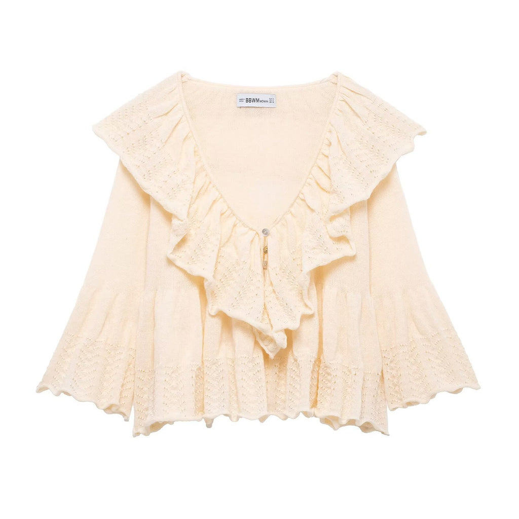 Blusa punto volantes