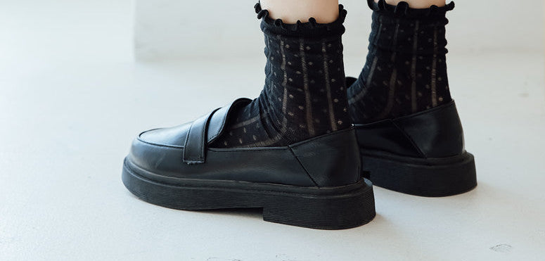 Calcetines calados ondulado