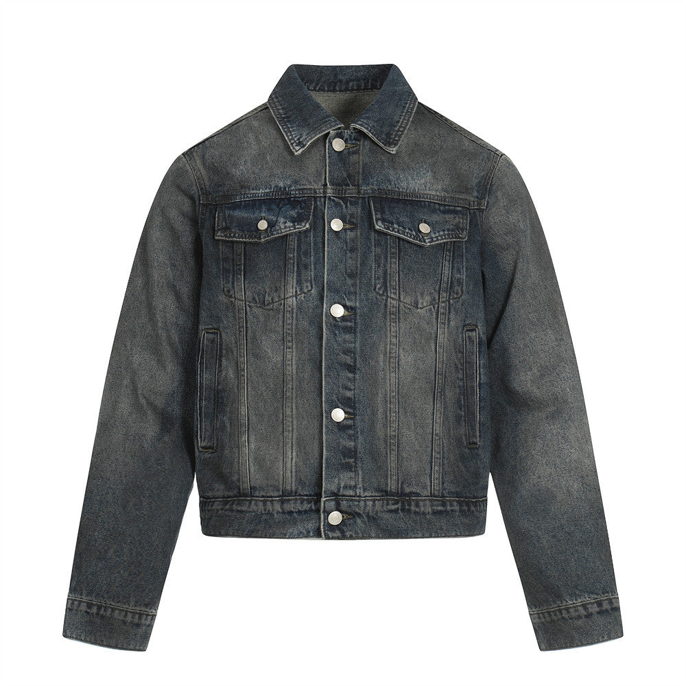 Chaqueta denim algodón