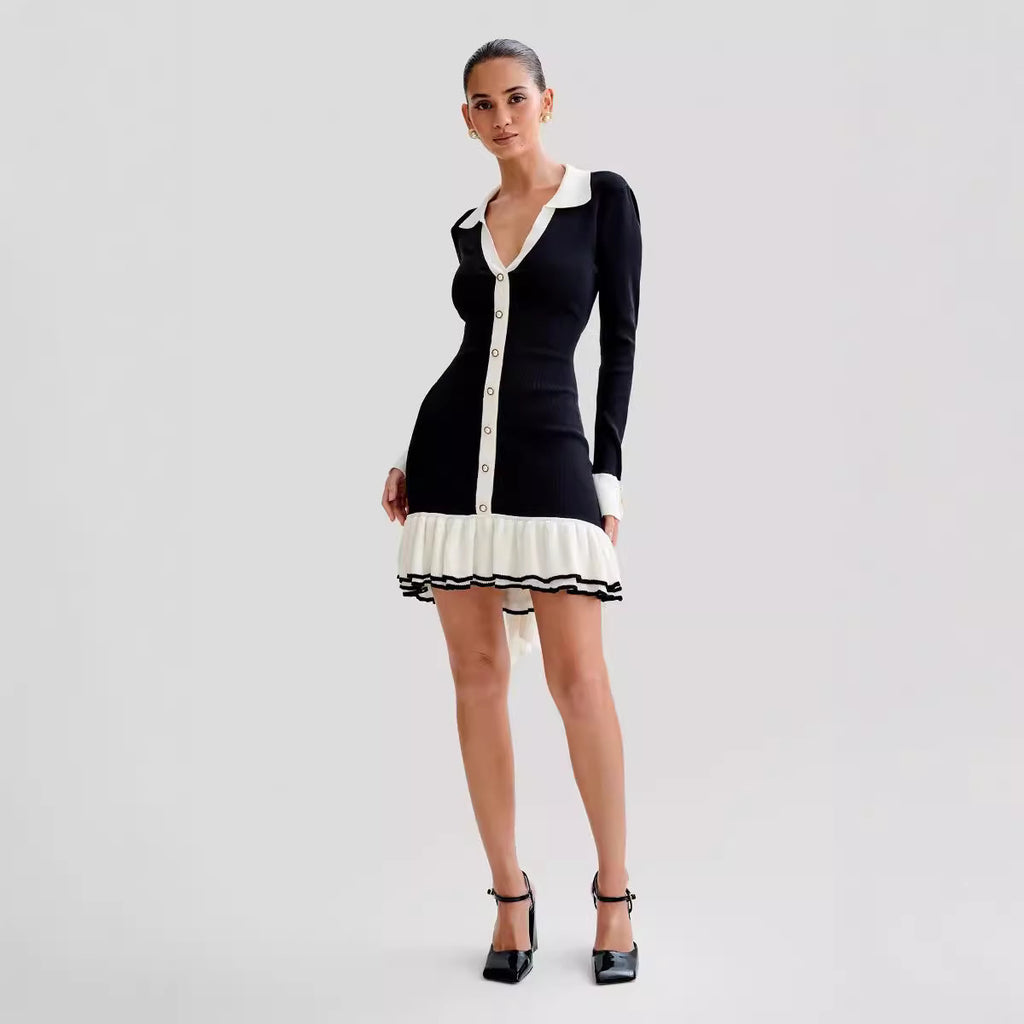 Vestido mini knitting