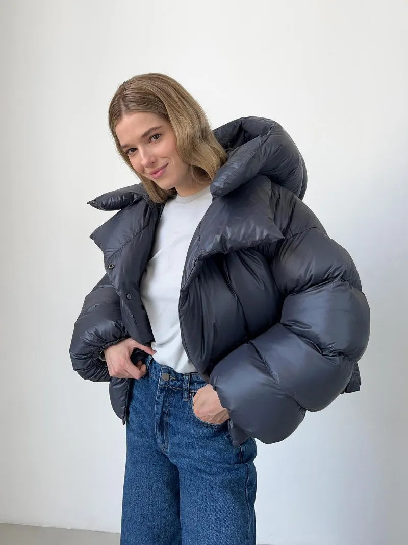 ABRIGO ACOLCHADO OVERSIZE VOLUMEN