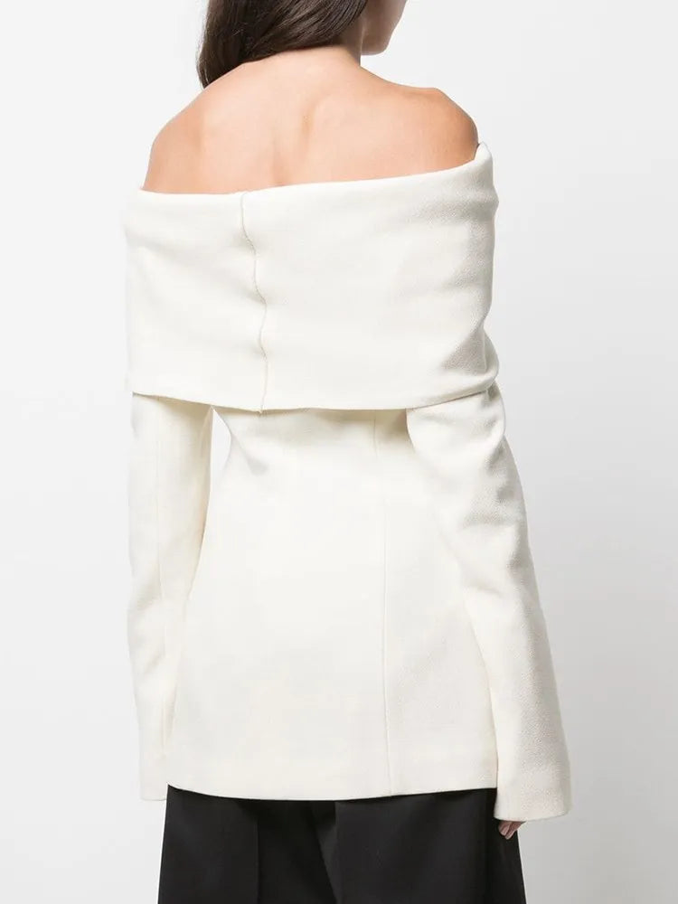 Camiseta blazer bardot