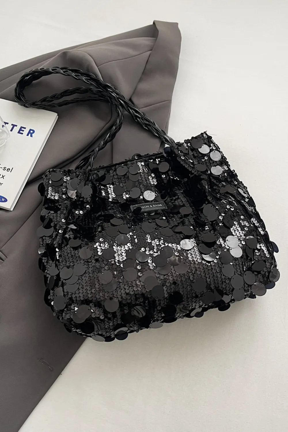 Bolso lentejuela maxi