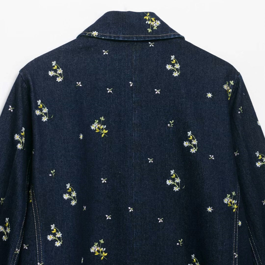CAZADORA DENIM BORDADA