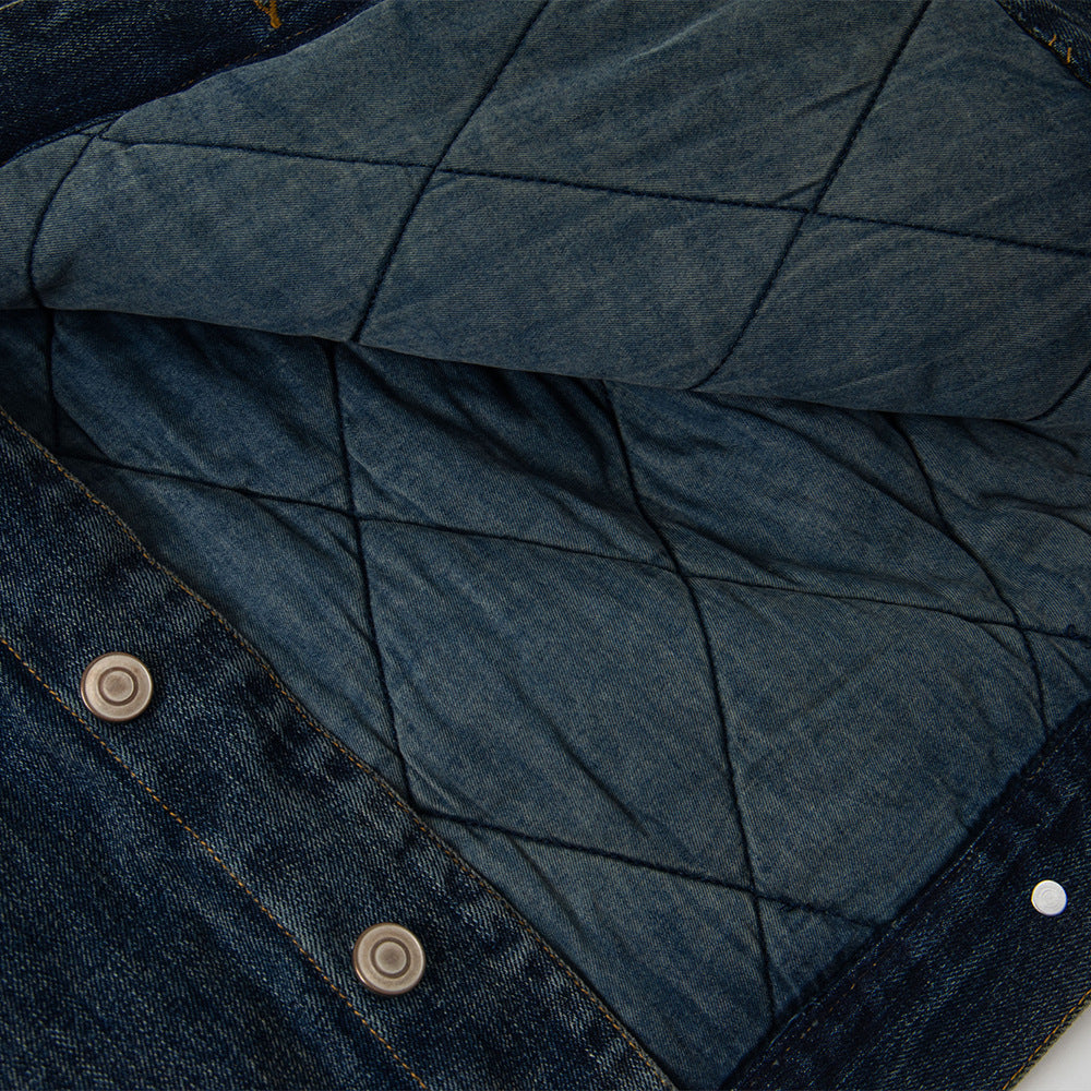 Chaqueta denim algodón