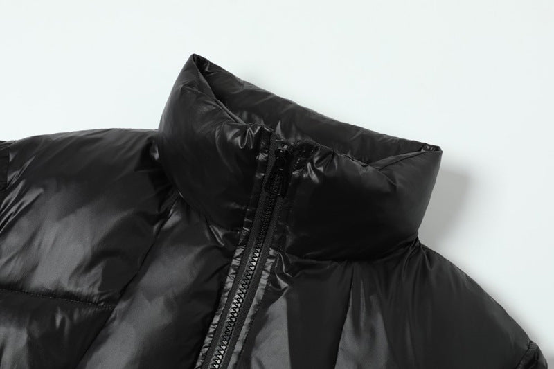 Abrigo puffer cuello-mock