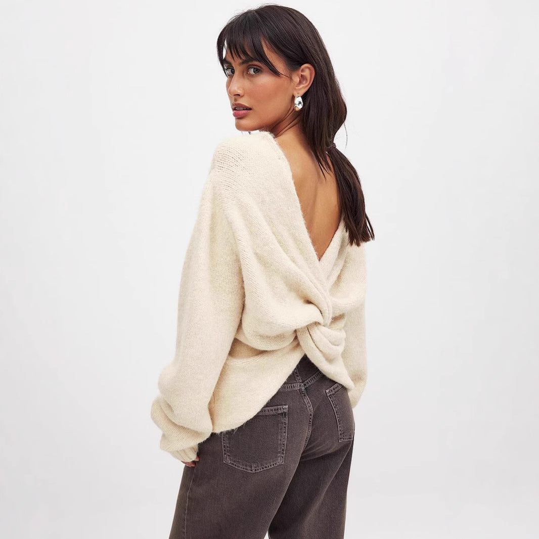 Jersey espalda descubierta