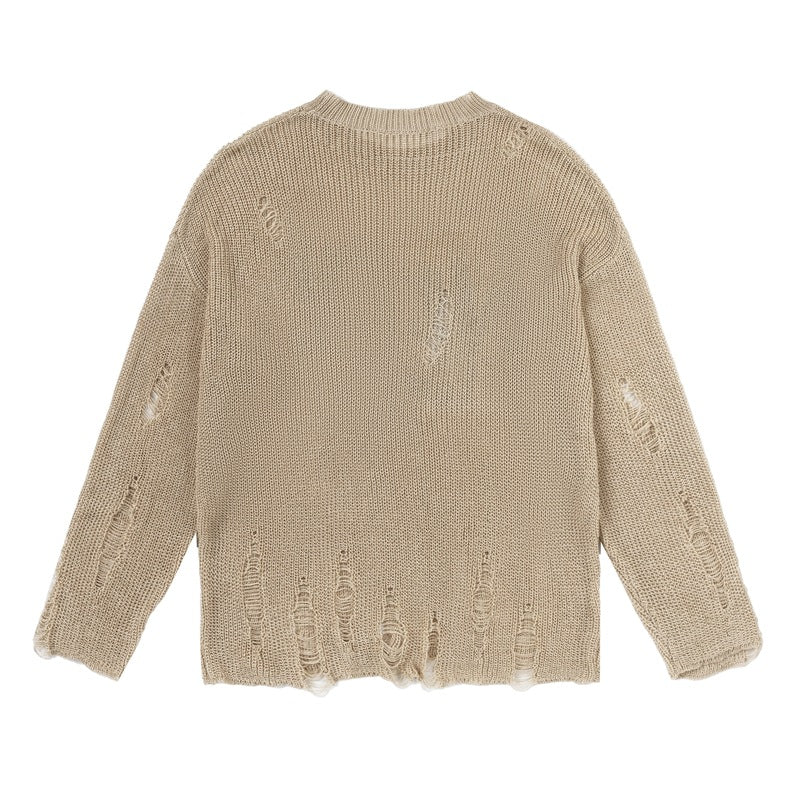 Suéter punto agujero