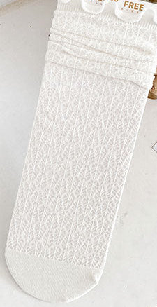 Calcetines calados ondulado