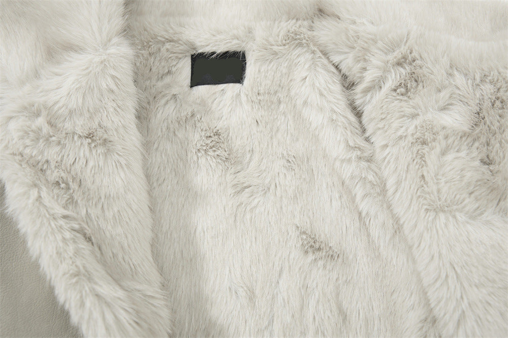 Abrigo loose-fit ante