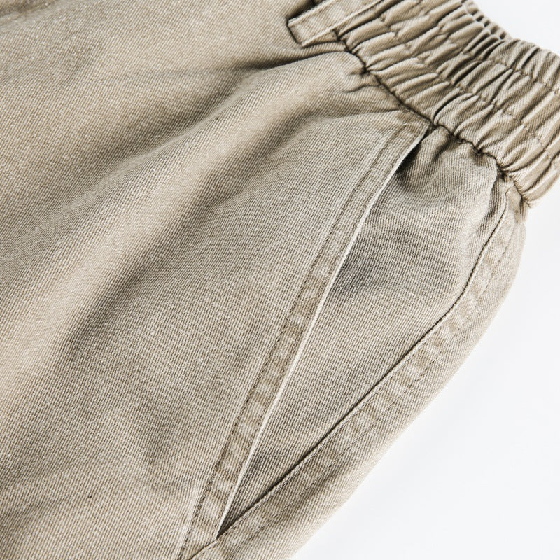 Pantalón multi-bolsillos patchwork