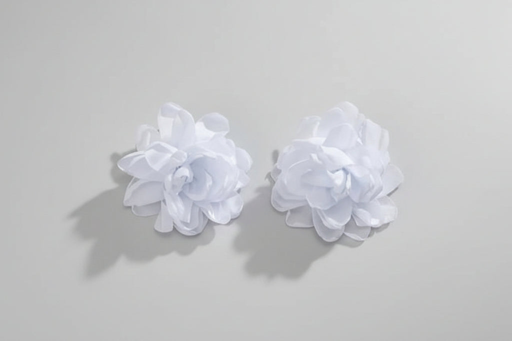 Pendiente maxi flor