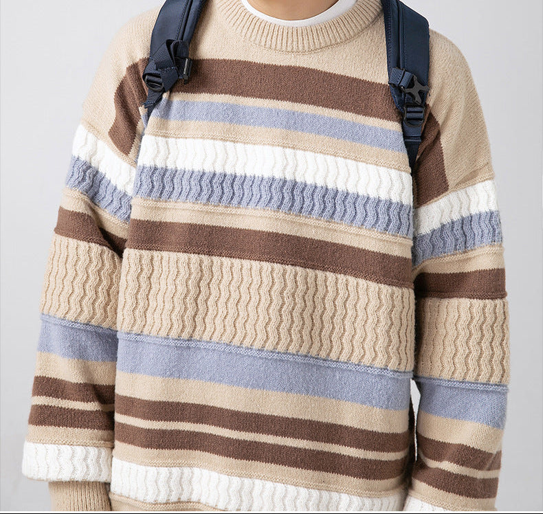 Suéter cuello redondo