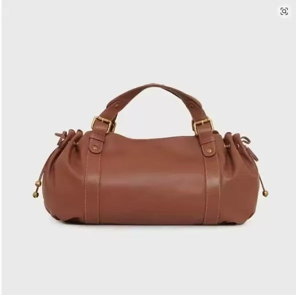 Bolso bowling fruncido