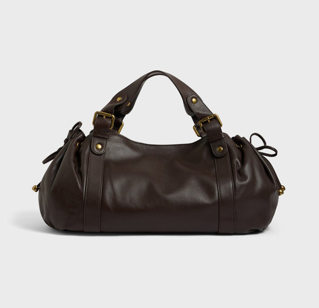 Bolso bowling fruncido