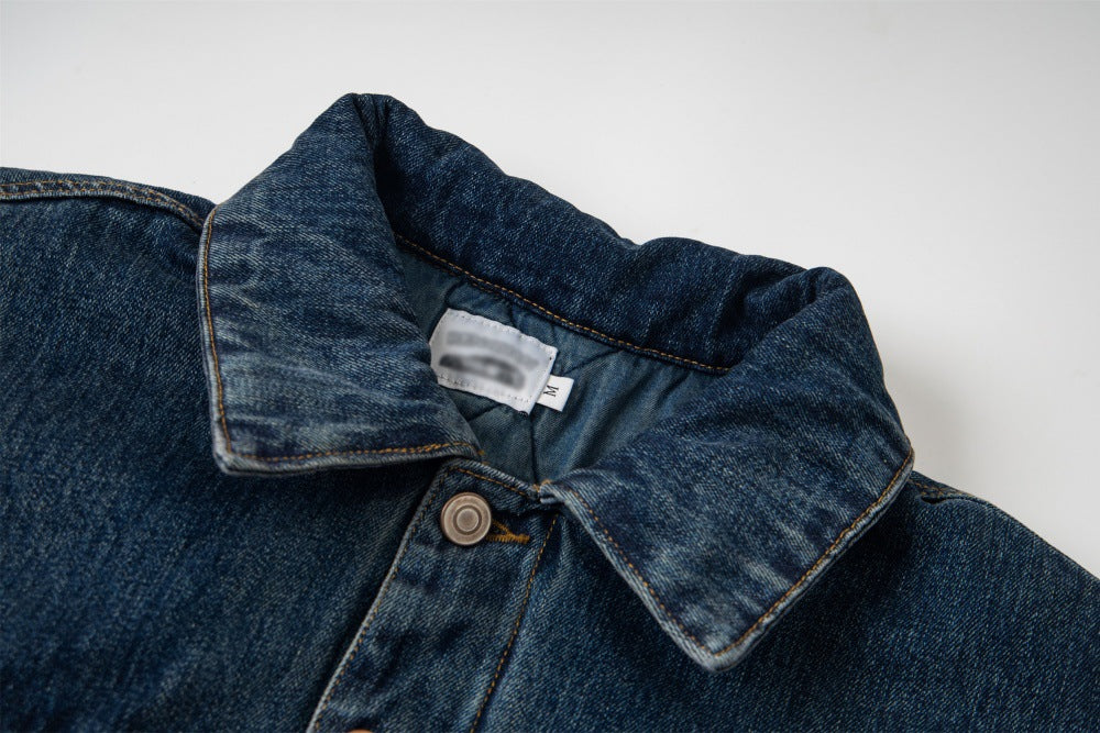 Chaqueta denim algodón