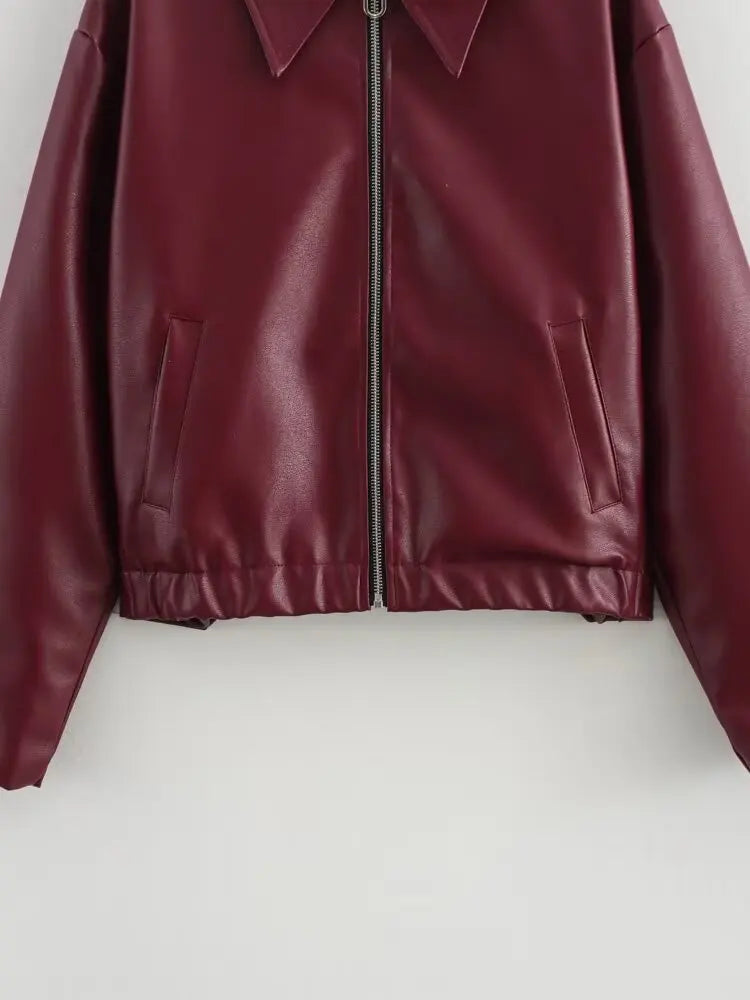 Cazadora cuero vintage