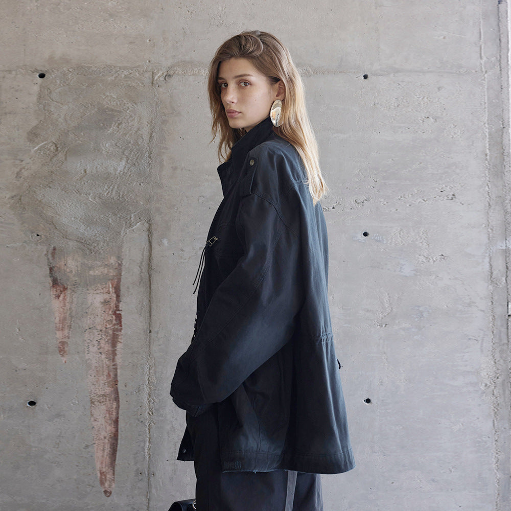 PARKA OVERSIZE EFECTO GASTADO